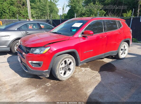 3C4NJCCB1KT769386 2019 JEEP COMPASS Красный Передняя левая четверть