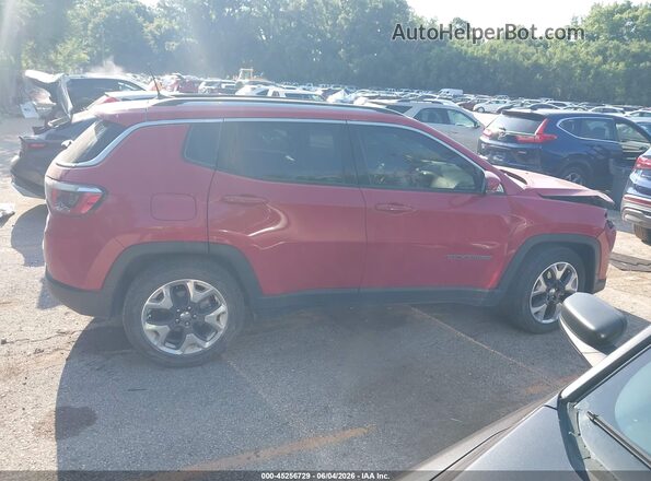 3C4NJCCB1KT769386 2019 JEEP COMPASS Красный Вид задней части салона