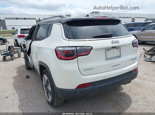3C4NJCCB2JT405928 2018 JEEP COMPASS White Trasero izquierdo