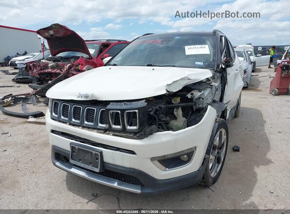 3C4NJCCB2JT405928 2018 JEEP COMPASS White Vista tres cuartos delantera izquierda