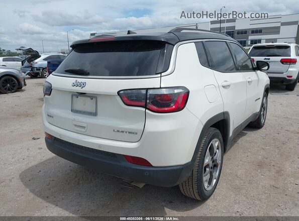 3C4NJCCB2JT405928 2018 JEEP COMPASS White Trasero derecho