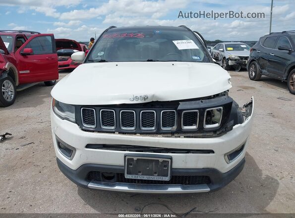 3C4NJCCB2JT405928 2018 JEEP COMPASS White Vista del cuadro de instrumentos