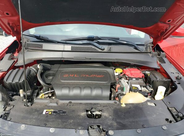 3C4NJCCB2KT662654 2019 JEEP COMPASS Red Вид підкапотного простору