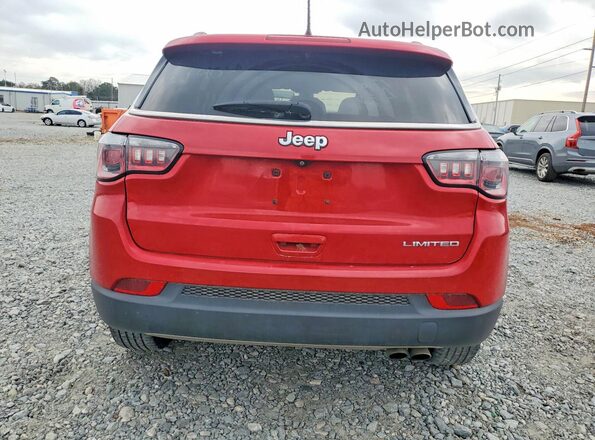 3C4NJCCB2KT662654 2019 JEEP COMPASS Red Вид ззаду