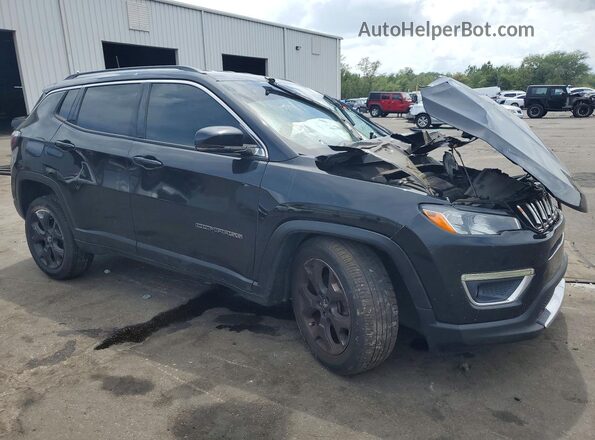3C4NJCCB3JT145071 2018 JEEP COMPASS Black Przód prawy