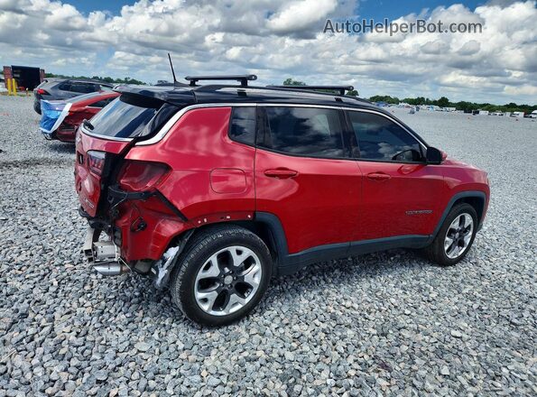 3C4NJCCB3JT488902 2018 JEEP COMPASS Red Tył prawy