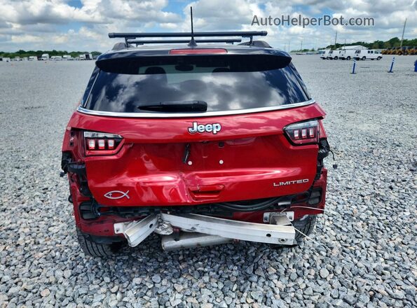 3C4NJCCB3JT488902 2018 JEEP COMPASS Red Widok z tyłu