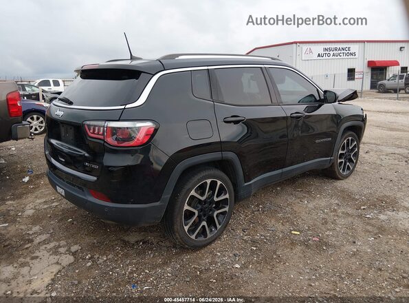 3C4NJCCB4JT195008 2018 JEEP COMPASS Black Tył prawy