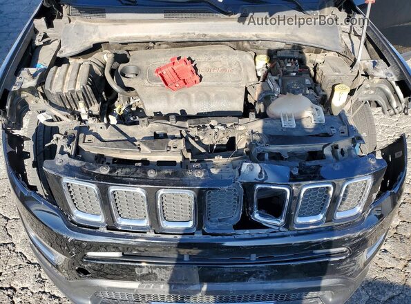 3C4NJCCB4KT670772 2019 JEEP COMPASS Black Engine compartment view