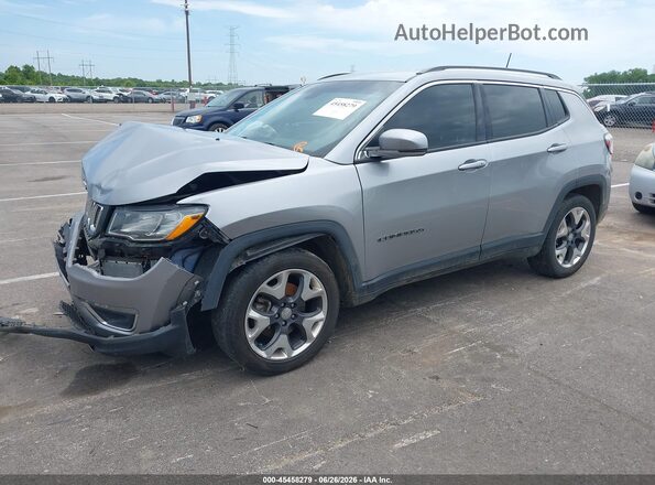 3C4NJCCB4KT676037 2019 JEEP COMPASS Серебряный Передняя левая четверть
