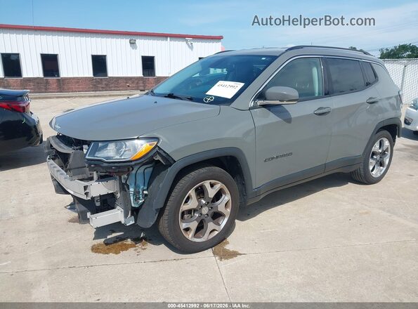 3C4NJCCB7LT122685 2020 JEEP COMPASS Gray Առջևի ձախ երեք քառորդ տեսարան