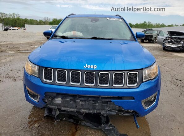 3C4NJCCB7MT526457 2021 JEEP COMPASS Blue Vista frontal