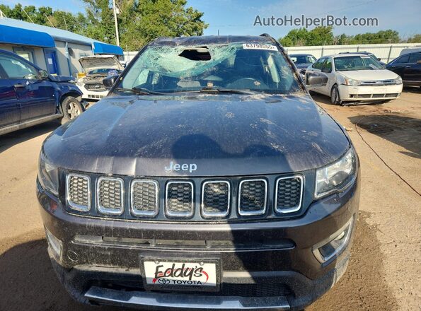 3C4NJCCB8LT140306 2020 JEEP COMPASS Gray Front view