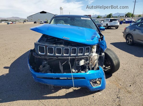 3C4NJCCB9JT248236 2018 JEEP COMPASS Blue 