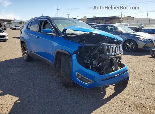 3C4NJCCB9JT248236 2018 JEEP COMPASS Blue 