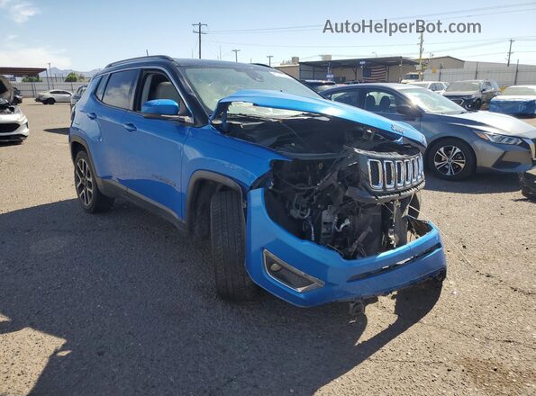 3C4NJCCB9JT248236 2018 JEEP COMPASS Blue 