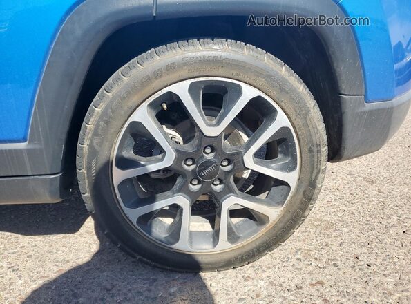 3C4NJCCB9JT248236 2018 JEEP COMPASS Blue 