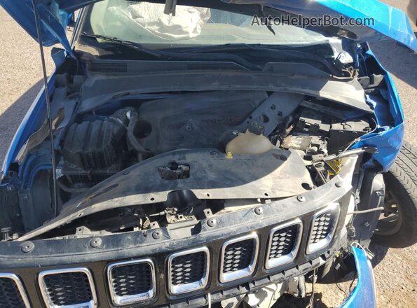 3C4NJCCB9JT248236 2018 JEEP COMPASS Blue 