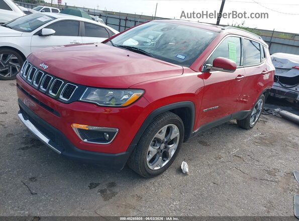 3C4NJCCB9MT573568 2021 JEEP COMPASS Красный Передняя левая четверть
