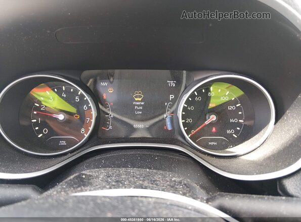 3C4NJCCBXJT156035 2018 JEEP COMPASS Gray Widok tylnych siedzeń
