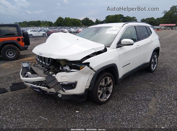 3C4NJCCBXJT406910 2018 JEEP COMPASS White წინა მარცხენა ხედი სამი მეოთხედიდან