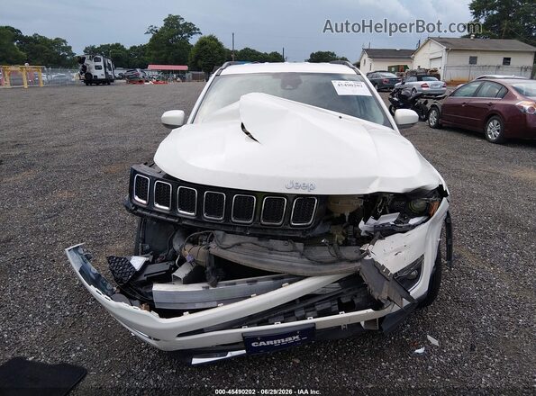 3C4NJCCBXJT406910 2018 JEEP COMPASS White ხელსაწყოთა პანელის ხედი