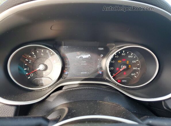 3C4NJCCBXLT107971 2020 JEEP COMPASS Белый Вид щитка приборов