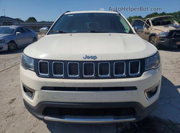 3C4NJCCBXLT114399 2020 JEEP COMPASS White Front view