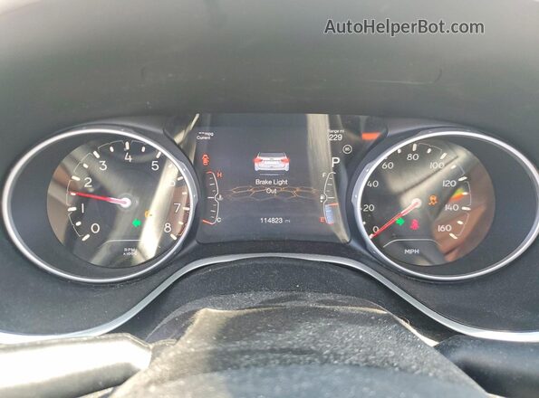 3C4NJCCBXLT114399 2020 JEEP COMPASS White Instrument cluster view