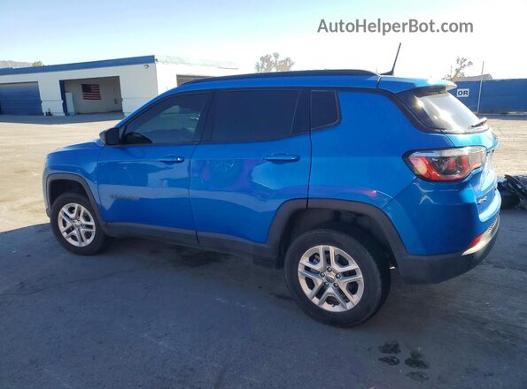 3C4NJDAB0JT230281 2018 JEEP COMPASS Blue უკანა მარცხენა