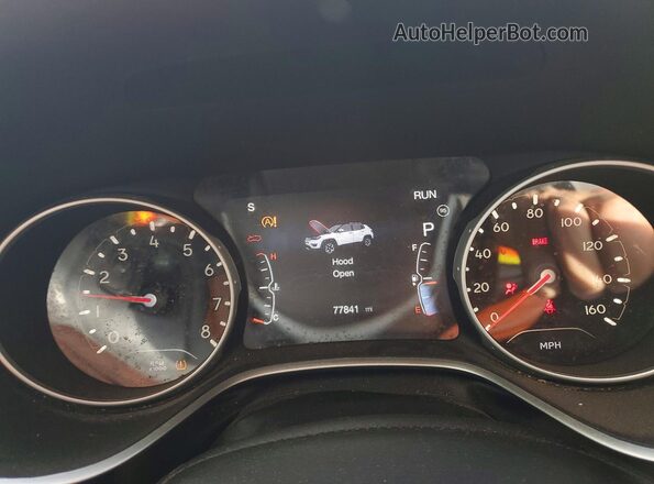 3C4NJDAB0JT230281 2018 JEEP COMPASS Blue ხელსაწყოთა პანელის ხედი