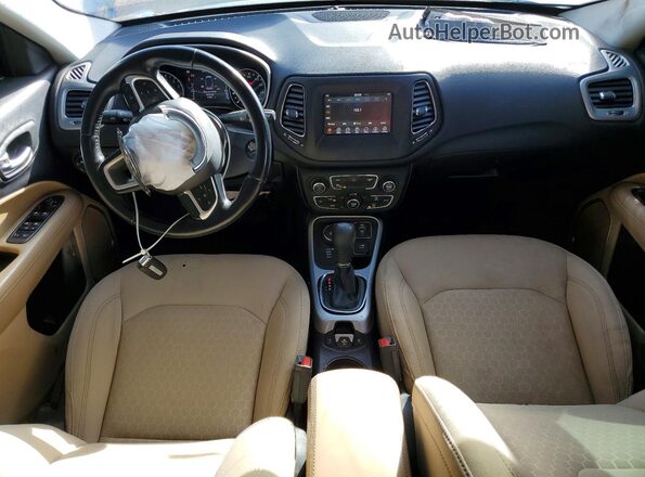 3C4NJDAB0JT230281 2018 JEEP COMPASS Blue წინა პანელის ხედი