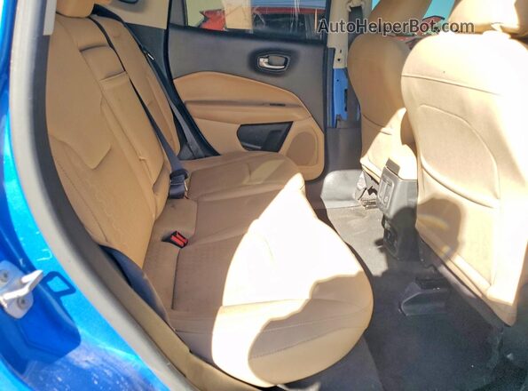 3C4NJDAB0JT230281 2018 JEEP COMPASS Blue უკანა სალონის ხედი