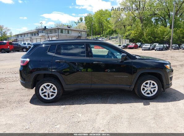 3C4NJDAB0JT359640 2018 JEEP COMPASS Black Սալոնի հետևի տեսք