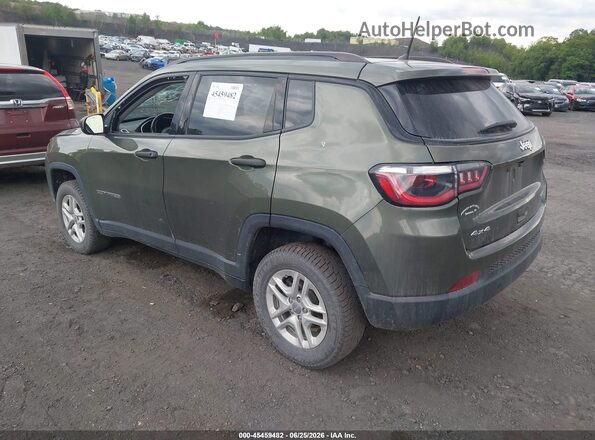 3C4NJDAB0JT399944 2018 JEEP COMPASS Green Հետևի ձախ