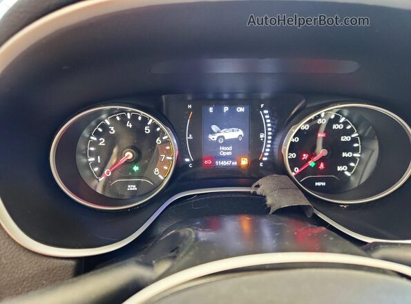3C4NJDAB0KT601828 2019 JEEP COMPASS Blue Вид щитка приладів