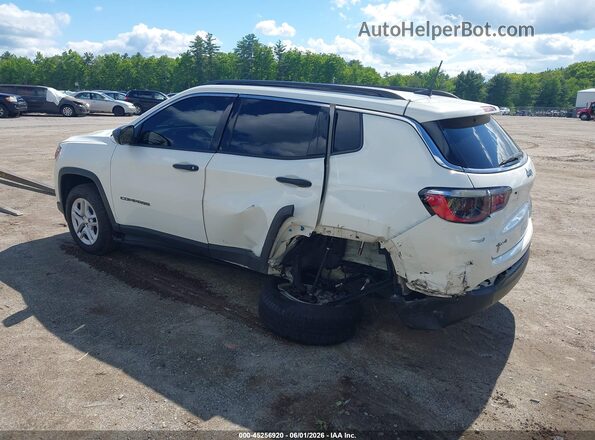 3C4NJDAB0MT599033 2021 JEEP COMPASS White Tył lewy
