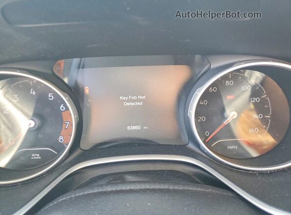3C4NJDAB1JT101045 2018 JEEP COMPASS Orange Սարքավորումների վահանակի տեսք