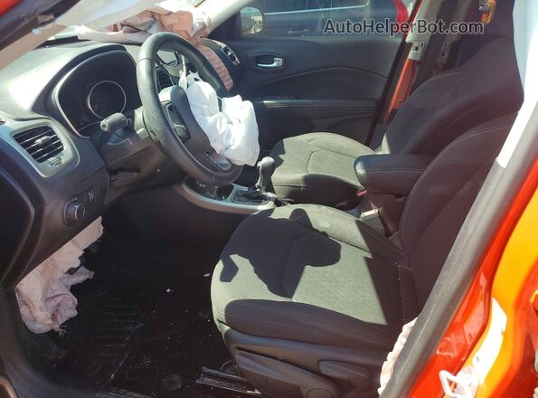 3C4NJDAB1JT101045 2018 JEEP COMPASS Orange Սալոնի դիմացի տեսք