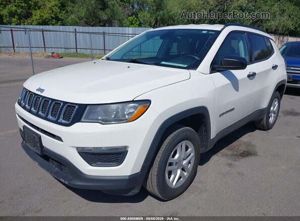 3C4NJDAB1JT392226 2018 JEEP COMPASS White 