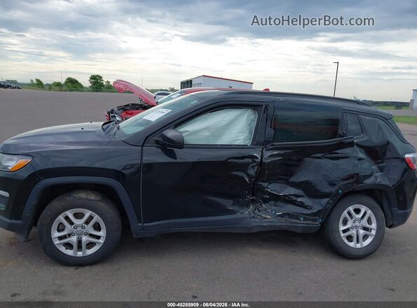3C4NJDAB2HT597029 2017 JEEP NEW COMPASS Black Front view