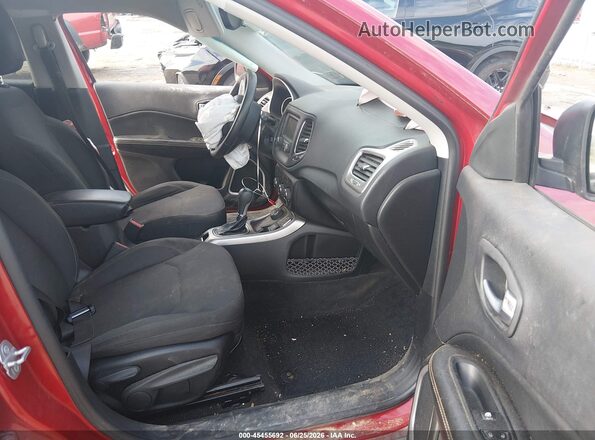3C4NJDAB3JT112628 2018 JEEP COMPASS Red Vista interior delantera
