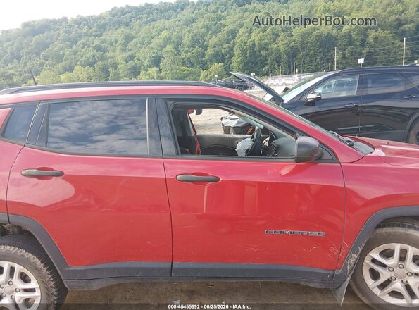 3C4NJDAB3JT112628 2018 JEEP COMPASS Red Vista interior de 360 grados