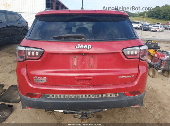 3C4NJDAB3JT112628 2018 JEEP COMPASS Red 
