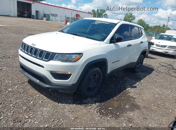 3C4NJDAB3JT361236 2018 JEEP COMPASS White Front left