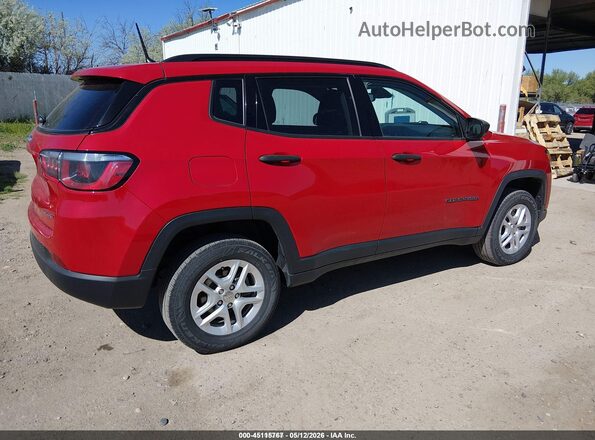 3C4NJDAB3JT392230 2018 JEEP COMPASS Red 