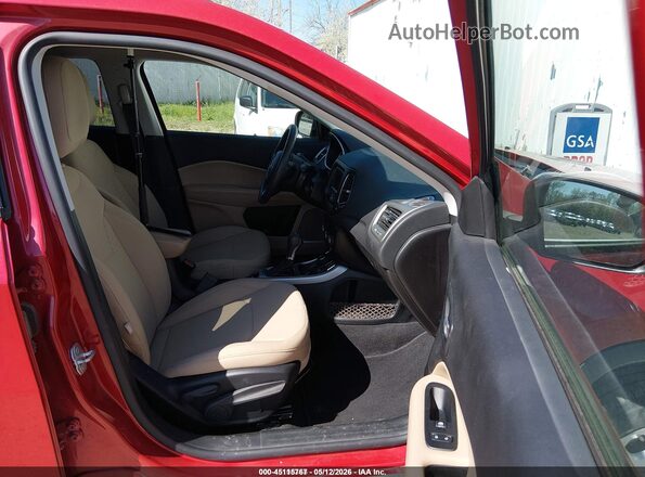 3C4NJDAB3JT392230 2018 JEEP COMPASS Red 