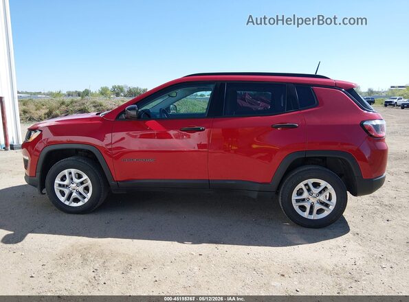 3C4NJDAB3JT392230 2018 JEEP COMPASS Red 