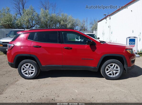3C4NJDAB3JT392230 2018 JEEP COMPASS Red 
