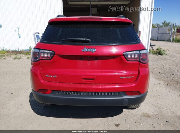 3C4NJDAB3JT392230 2018 JEEP COMPASS Red 